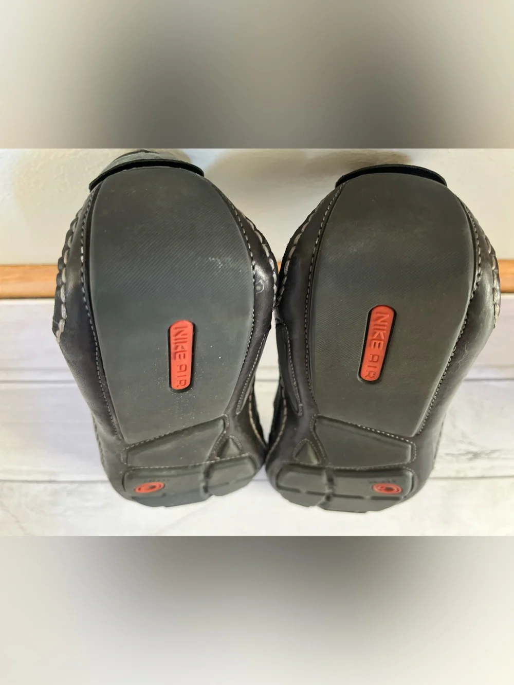 Cole Haan Nike Air collaboration series G slip on black leather loafer shoe. 9.5